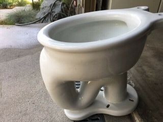 Antique 1906 Elephant Trunk Toilet Bowl Vintage