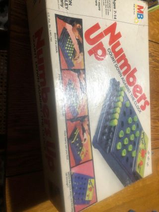 1975 Vintage Milton Bradley Numbers Up Complete Game,