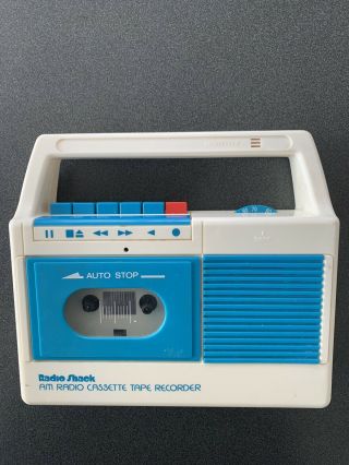 Vintage Radio Shack Cassette Tape Recorder Radio (only Radio)