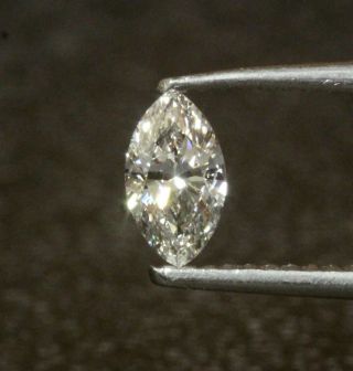 Gia Certified.  37ct Si1 H Loose Marquise Cut Diamond Vintage Estate Antique