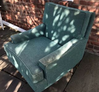 Vintage 50s 60s MCM Atomic Arm Club Chair Retro Mid Century Modern Furniture VTG 2