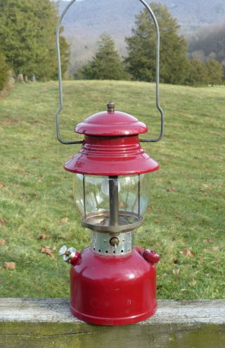 Vintage Coleman Lantern Model 200A Red Dated October 1961 10 61 3
