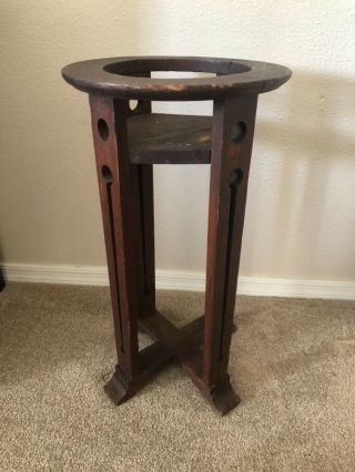 Lakeside Crafts Shop Plant Stand Circa 1912
