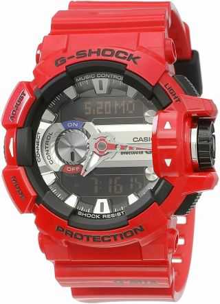 Casio G - Shock G’mix Bluetooth Red Watch Gshock Gba - 400 - 4a