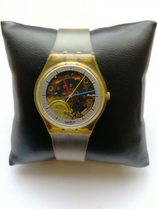Swatch Authentic Jelly Fish Gk100 Quartz Watch (1985 Vintage Collectable)