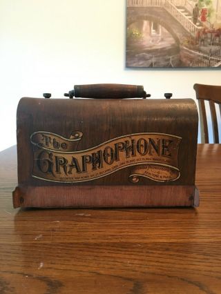The Graphophone Columbia Graphophone Model Q,  Patented May 4th 1886