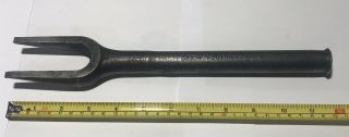 Vintage Snap - On 12 " Ball Joint Separator Tool Pickle Fork A - 201 Made In Usa