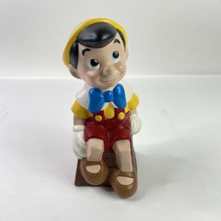 Vintage Walt Disney Productions Pinocchio Ceramic Statue 9” Tall Cond
