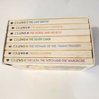 Vintage Chronicles Of Narnia Box Set - First Collier - Edition - 1970 - Cs Lewis