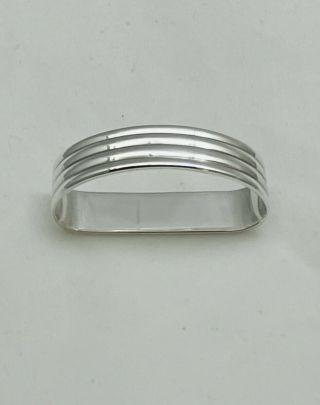Old Sterling Silver Sigvard Bernadotte For Georg Jensen 304b Napkin Ring