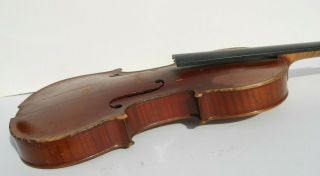 Antique Heinrich Th.  Heberlein Jr.  Violin,  Strad Model,  Circa 1908,  for Repair 4