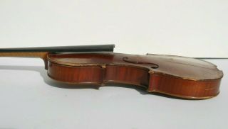 Antique Heinrich Th.  Heberlein Jr.  Violin,  Strad Model,  Circa 1908,  for Repair 5