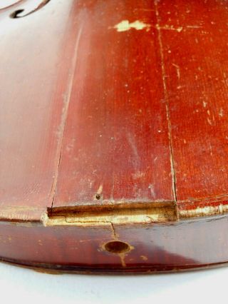 Antique Heinrich Th.  Heberlein Jr.  Violin,  Strad Model,  Circa 1908,  for Repair 6