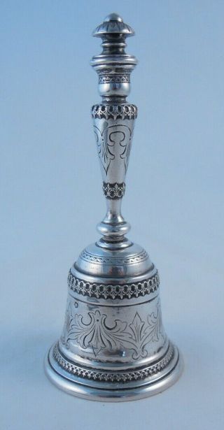 Austrian Silver Bell By Unknown Maker Not Sterling