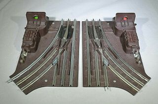 Lionel Vintage Remote Control 027 Gauge Switch Train Tracks 5121,  5122 Right Left
