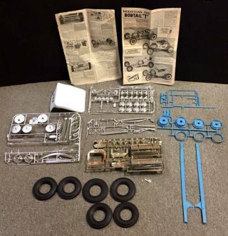 Vintage Lindberg Ford Bobtail T Hot Rod Model Kit 1:8th Scale Parts,  Instructions