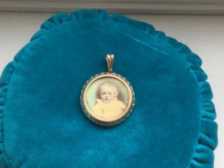 Vintage Rolled Gold Photo/ Picture Locket / Pendant Lovely P