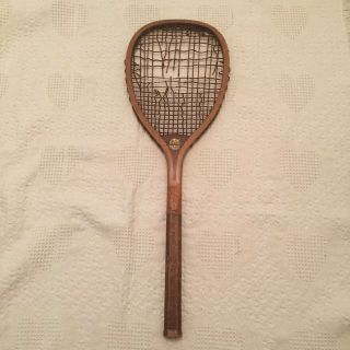Antique Vintage Tennis Racket Racquet - Peck & Snyder - Beeckman - Expert - 1889