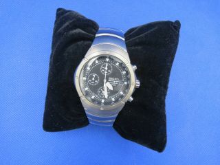 Seiko SND419 Wrist Watch for Men Titanium case with a titanium bracelet. 2