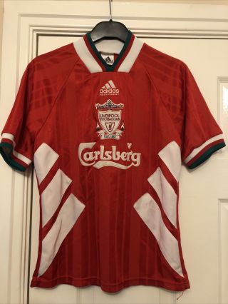 Rare Vintage Kids Liverpool 1993/1995 Home Football Shirt - 30/32 "