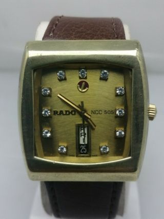 vintage Rado ncc 505 automatic men ' s watch 2