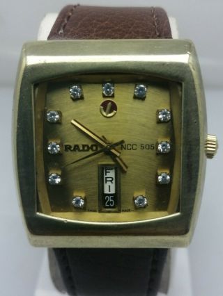 vintage Rado ncc 505 automatic men ' s watch 3