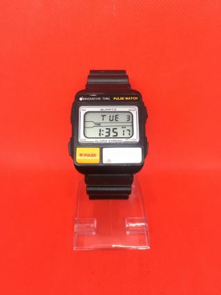 Rare Vintage Seiko/ Innovative Time Pulsemeter Digital Watch