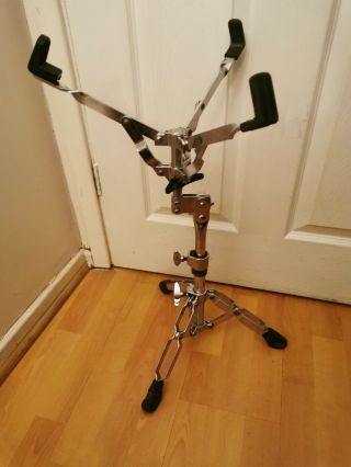 Vintage Yamaha Double Braced Snare Drum Stand With Adjustable Cradle From 1990 