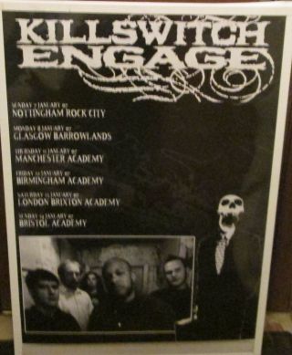 Killswitch Engage Poster Rare Poster 2007 Vintage