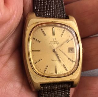 Vintage 1974 Rare Omega Geneve166.  0190 Automatic Watch Cal:1012 Repair