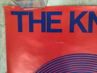 The Knack - Round Trip,  vintage,  RARE,  1980s in - store music promo poster 3