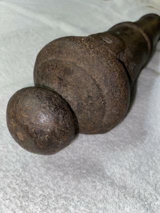 Antique Cast Iron Signal Plank Cannon 12.  5 Inch Barrel Civil War Era??? 2