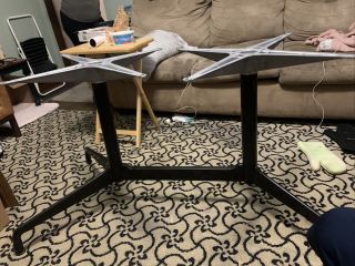 Charles Eames Herman Miller Aluminum 52” Conference Table Base No Top