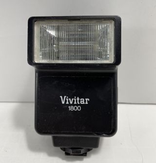 Vintage Vivitar 1800 Electronic Camera Flash Shoe Mount