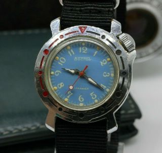 Vostok Diver Watch From Ussr Cccp Military Mens Watch Vintage Soviet Ussr Retro