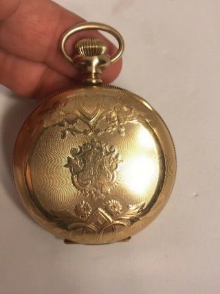 Vintage Antique late 1800 ' s E.  Howard Boston Gold Filled Series V Pocket Watch 2