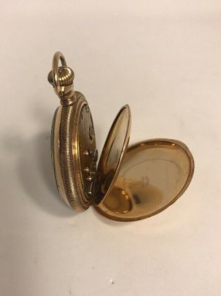 Vintage Antique late 1800 ' s E.  Howard Boston Gold Filled Series V Pocket Watch 3