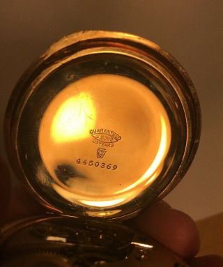 Vintage Antique late 1800 ' s E.  Howard Boston Gold Filled Series V Pocket Watch 5