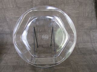 Vintage Pyrex 1203 Approx 9 1/2 " To 10 " Hexagon Pie Plate