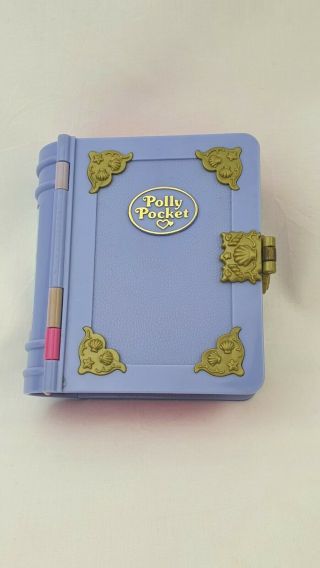Vintage Polly Pocket Sparkling Mermaid Adventure Book 1995 Lights