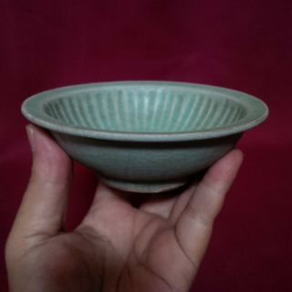 Real Old & Antique Chinese 12thc Song Longquan Celadon Small Bowl
