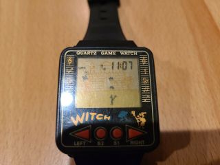 Rare Witch Video Game Watch Handheld Nintendo Parachute