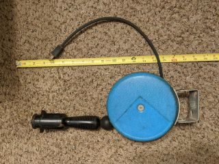 Vintage Cordomatic Model 500G Retractable Extension Cord 6A - 125V With Wall Mount 3