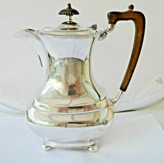 Vintage Stylish Silver Plate Coffee Hot Water Pot Goldsmiths & Siversmiths