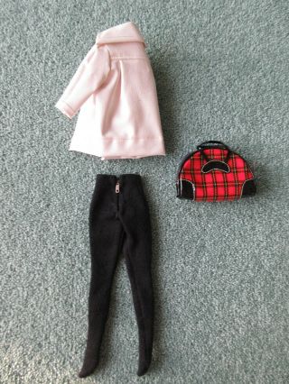 Vintage 1959 - 1963 Mattel Barbie Clothes “winter Holiday” 975 Outfit