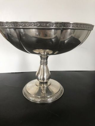Tiffany & Co Makers 1935 Silver Soldered Footed Bowl Center Piece