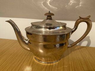 An Antique Solid Silver Tea Pot London 1913 Thomas Bradbury & Sons Ltd 424g