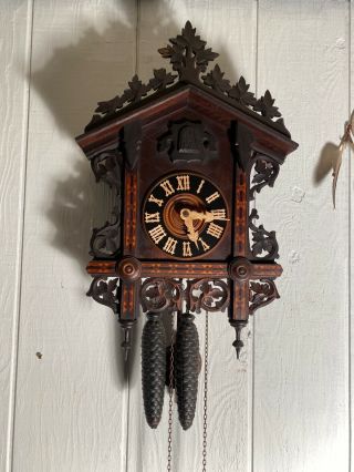 Antique Banhausle Cuckoo Clock - Pre - 1900