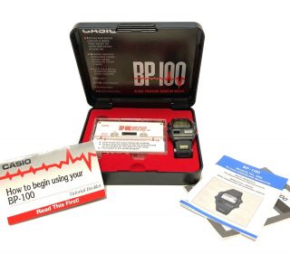 Casio Vintage Mens Wrist Watch Bp - 100 Blood Pressure Monitor