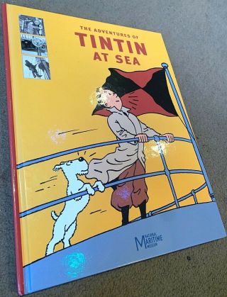 Tintin At Sea John Murray 2004 1st Edition Rare Vintage Exhibition Book Herge